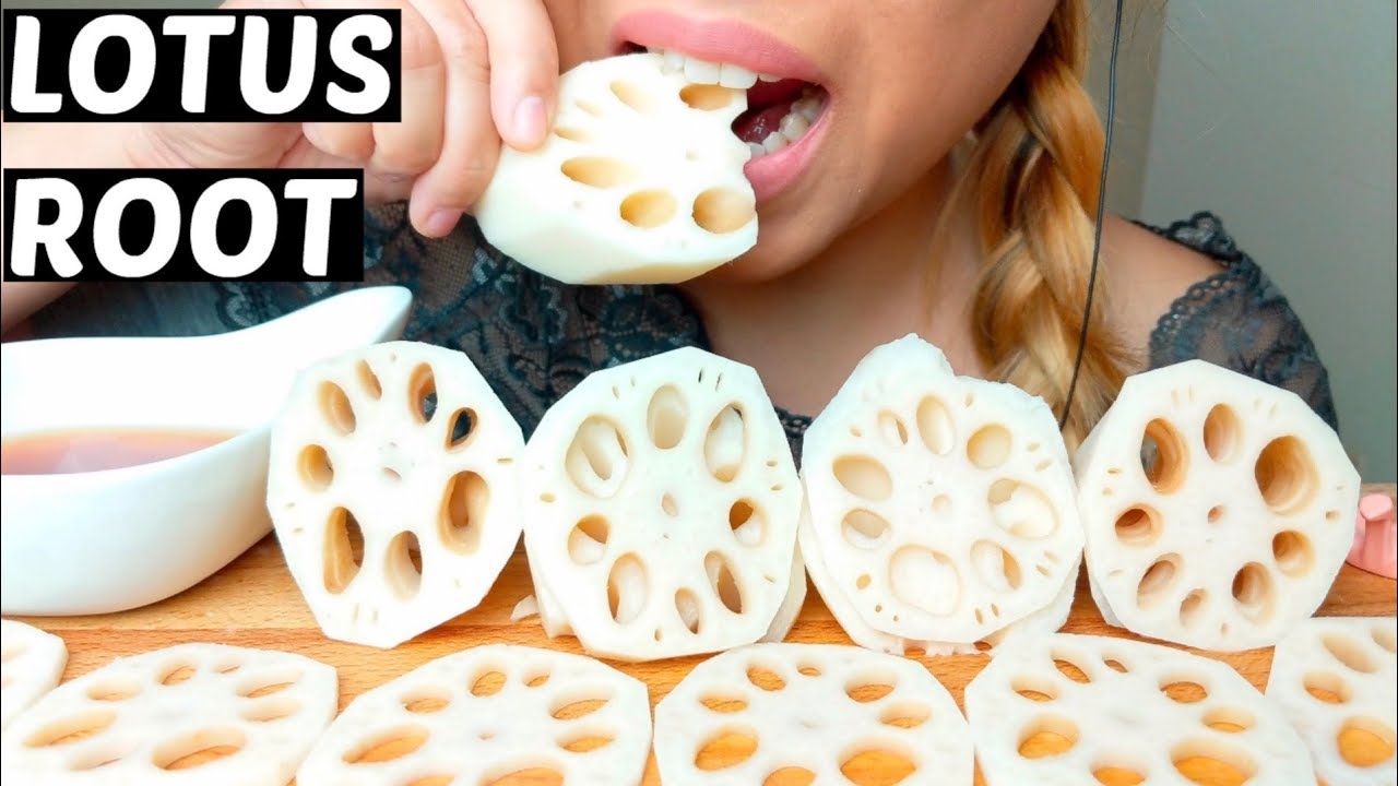 ASMR LOTUS ROOT 먹방 Crunchy Eating Sounds *No Talking* suellASMR