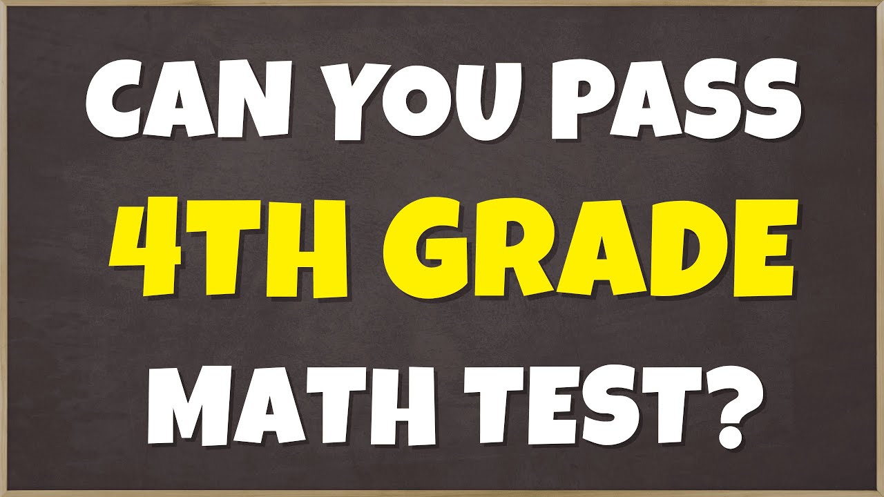 Can You Pass 4th Grade Math Quiz? 90% of People Fail