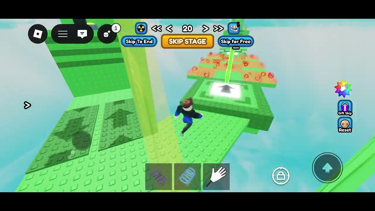 We’re back with the wall hop obby part 2