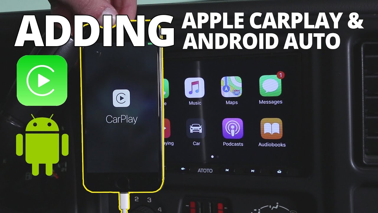 How to Install and Use Apple CarPlay & Android Auto on ATOTO A6 Pro Android Head Unit 2004 Silverado