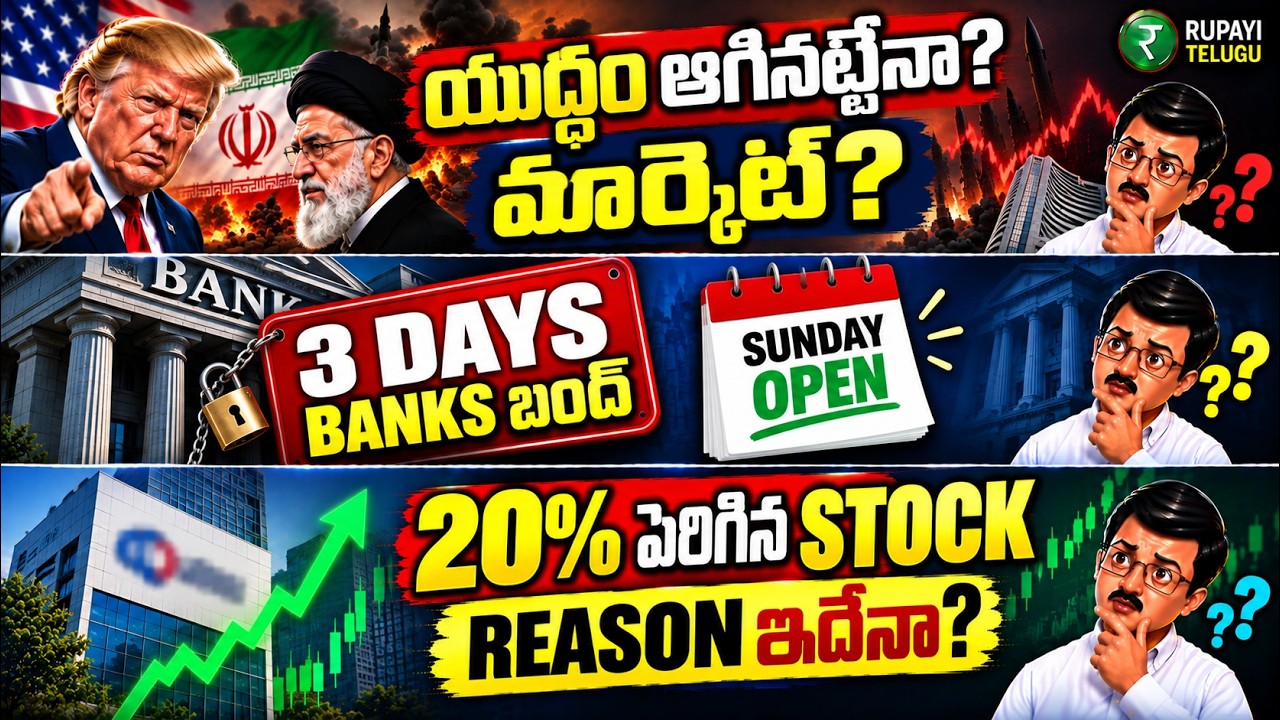💥 US Iran War Clarity? Market Next Move | Banks 3 Days Bandh | Whirlpool Stock 20% Up