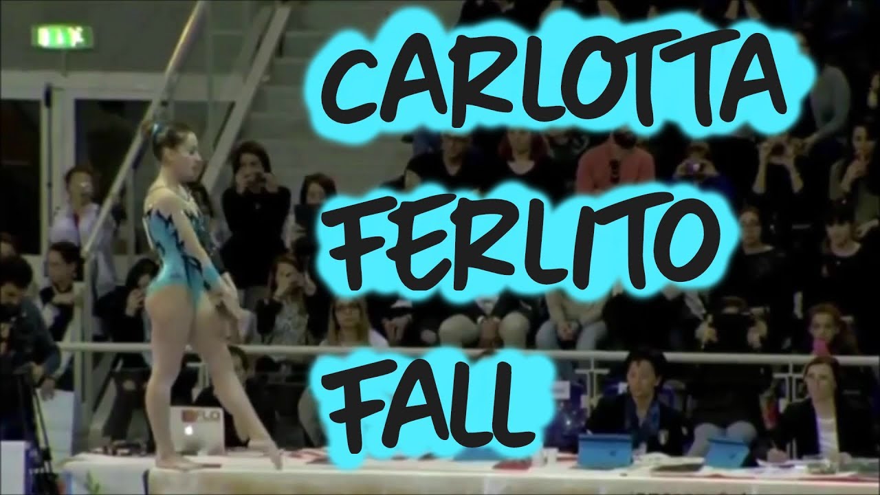 Carlotta Ferlito Scary Fall - Jesolo 2016 Gymnastics