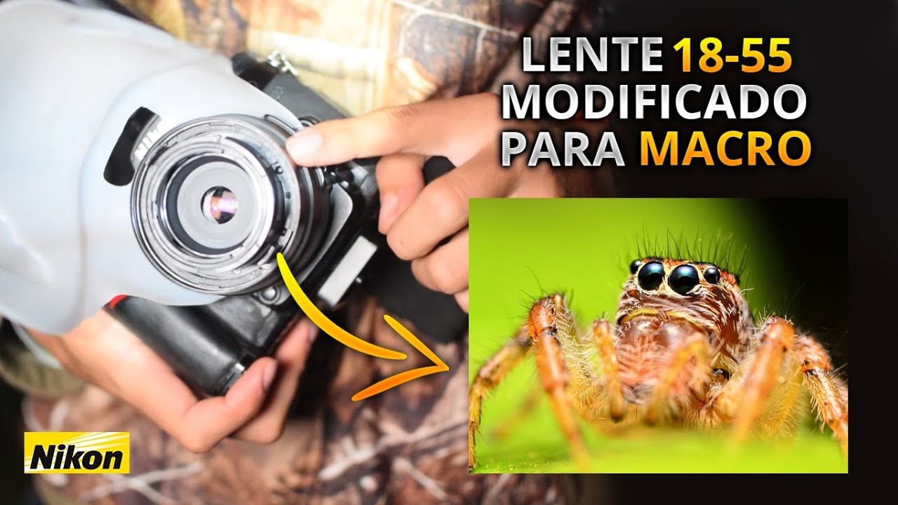 CONVERTÍ un LENTE 18-55 en un SUPER MACRO | Cómo lo hice
