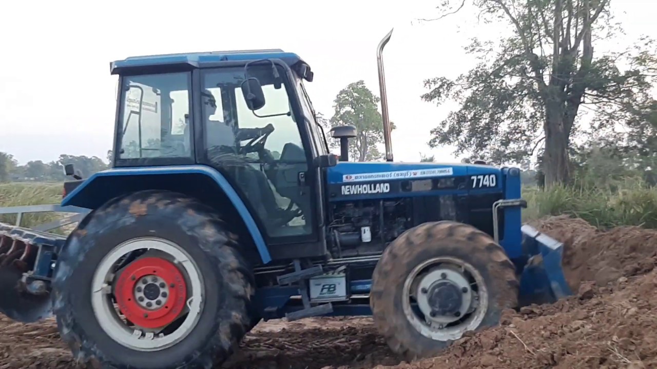 FORD 7740 ตู้แอร์ ผาน8 สองเพลา ดันดินโชว์ ชื้อมา 800000 เก่านอก tractor EP.6113