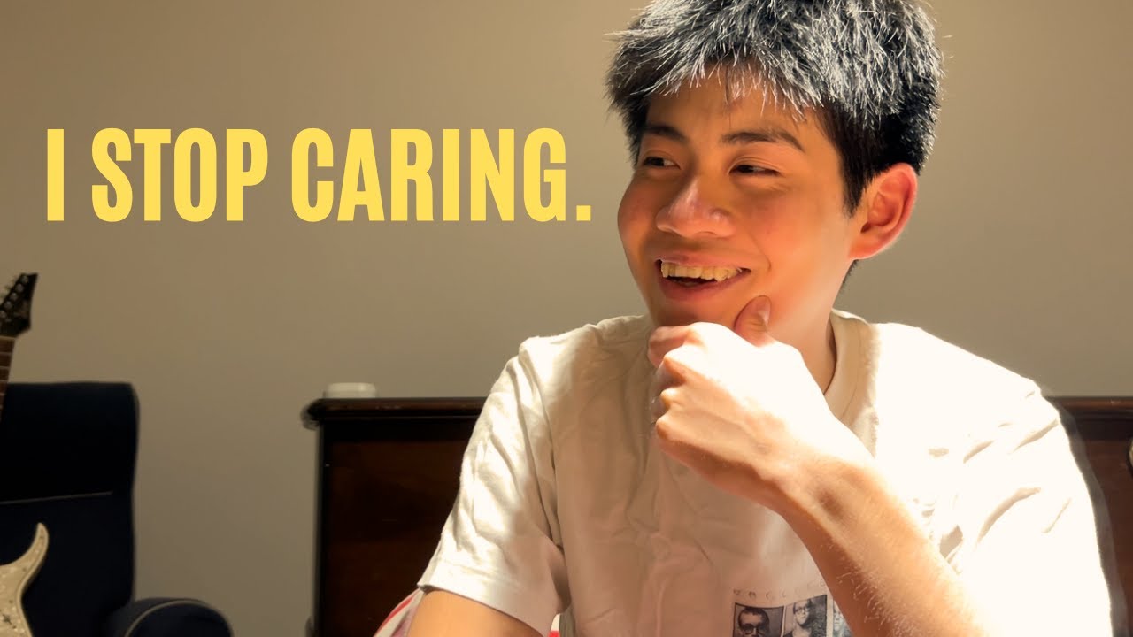 Good news! I stop caring.