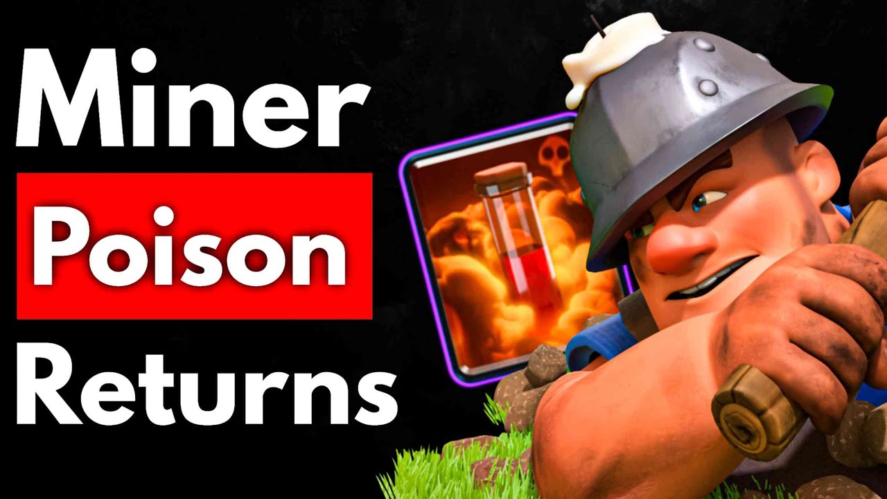 Playing the GREATEST Miner Poison Deck in Clash Royale