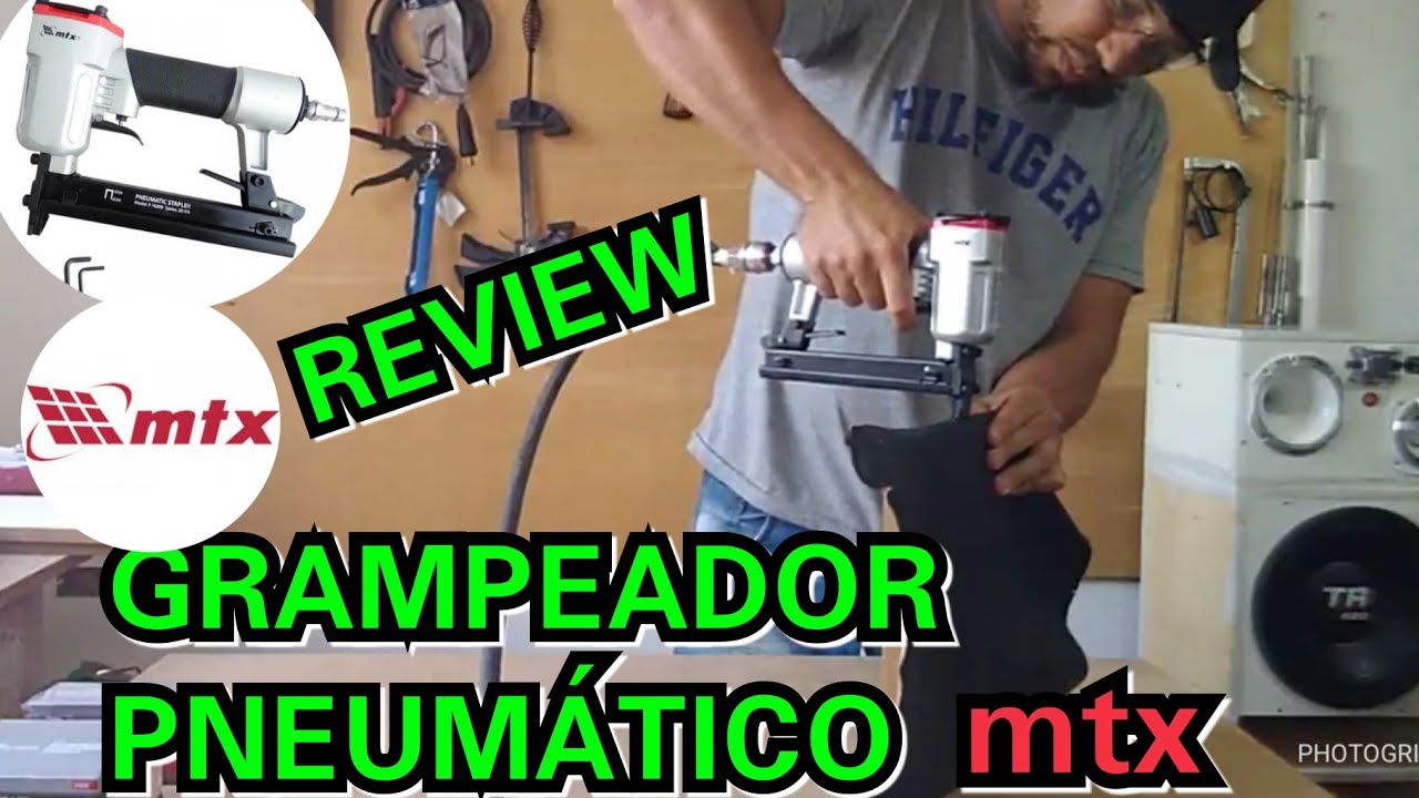 Review Grampeador pneumático MTX 10 à 22mm