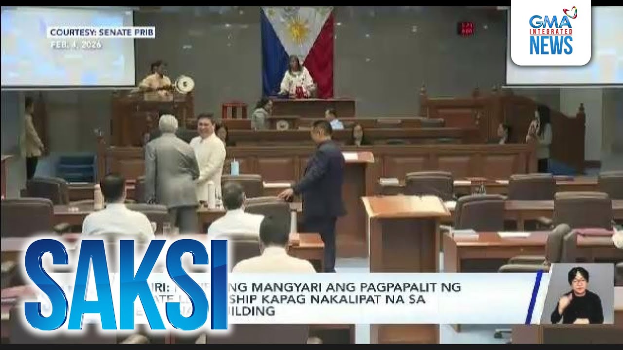 Zubiri - Posibleng mangyari ang pagpapalit ng Senate leadership kapag nakalipat... | Saksi