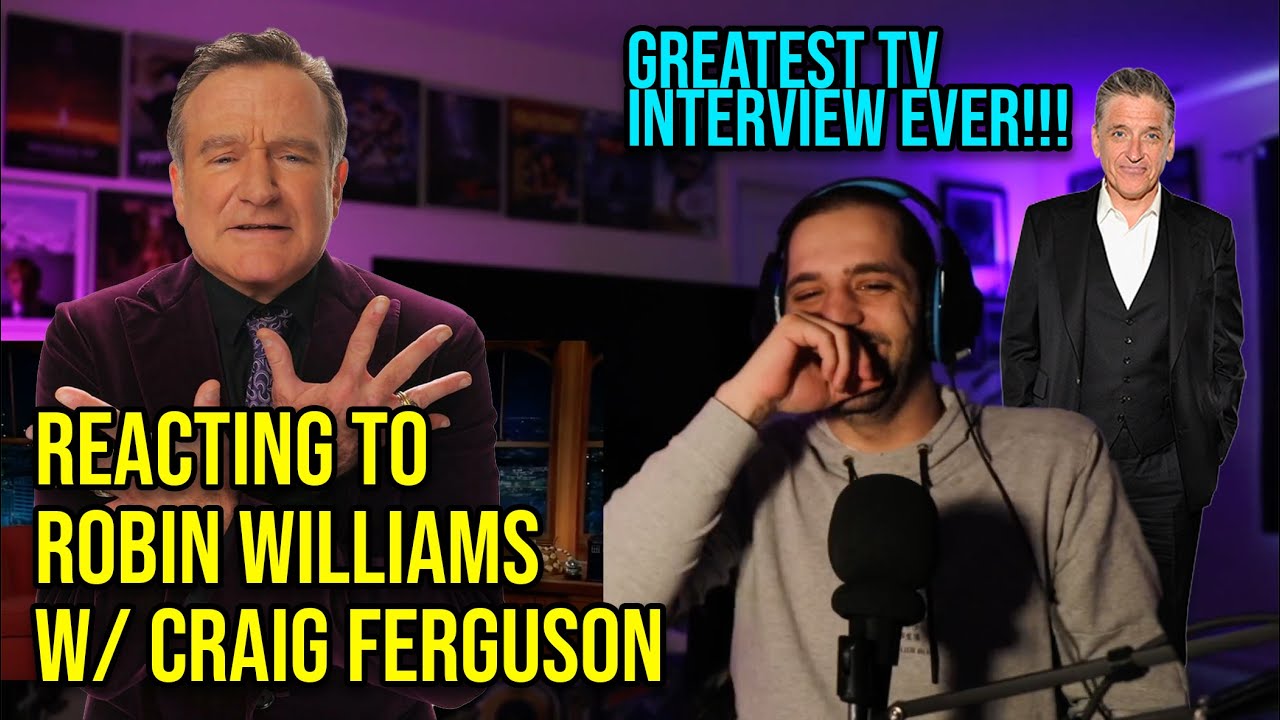 Reacting to Robin Williams with Craig Ferguson on the Late Late Show! Hilarious Comedians