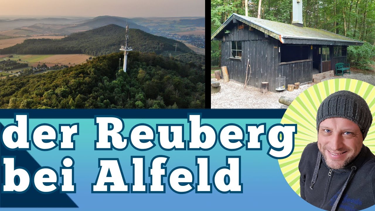 Reuberg bei Alfeld Leinebergland - Wanderung mit Fernmeldeturm Gerzen, Reuberghütte & Lippoldshöhle