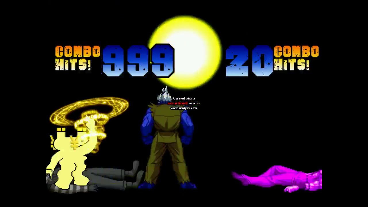 Wailordlover Mugen: Request Battle - Rare Akuma and Dark Donald VS Hastur and Manny