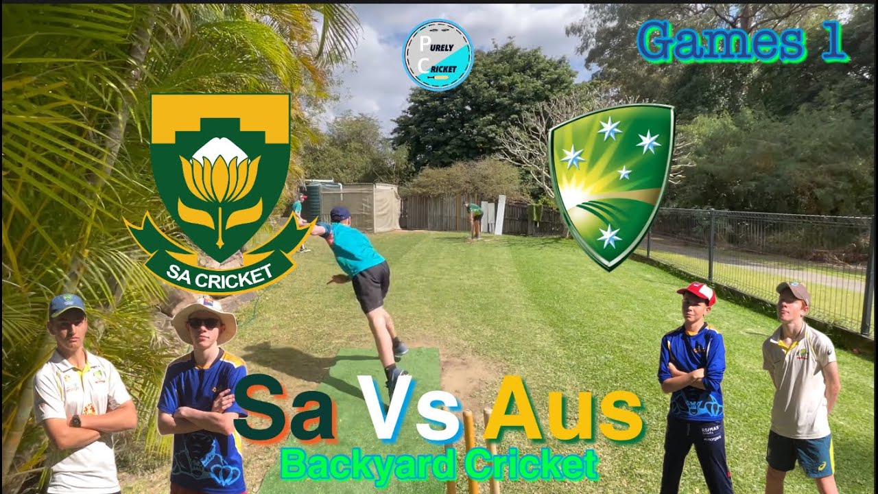 Южная Африка против Австралии | Игра 1 | Backyard Cricket 2023