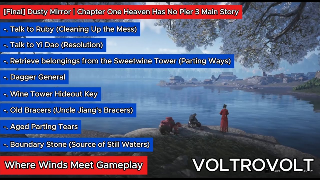 [FINAL] Dusty Mirror | Chapter One Heaven Has No Pier 3 Main Story | Where Winds Meet Gameplay #fyp