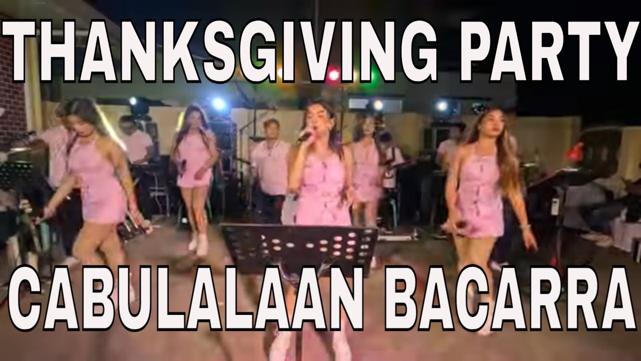 Thanksgiving Party at Brgy Cabulalaan Bacarra #09398322060