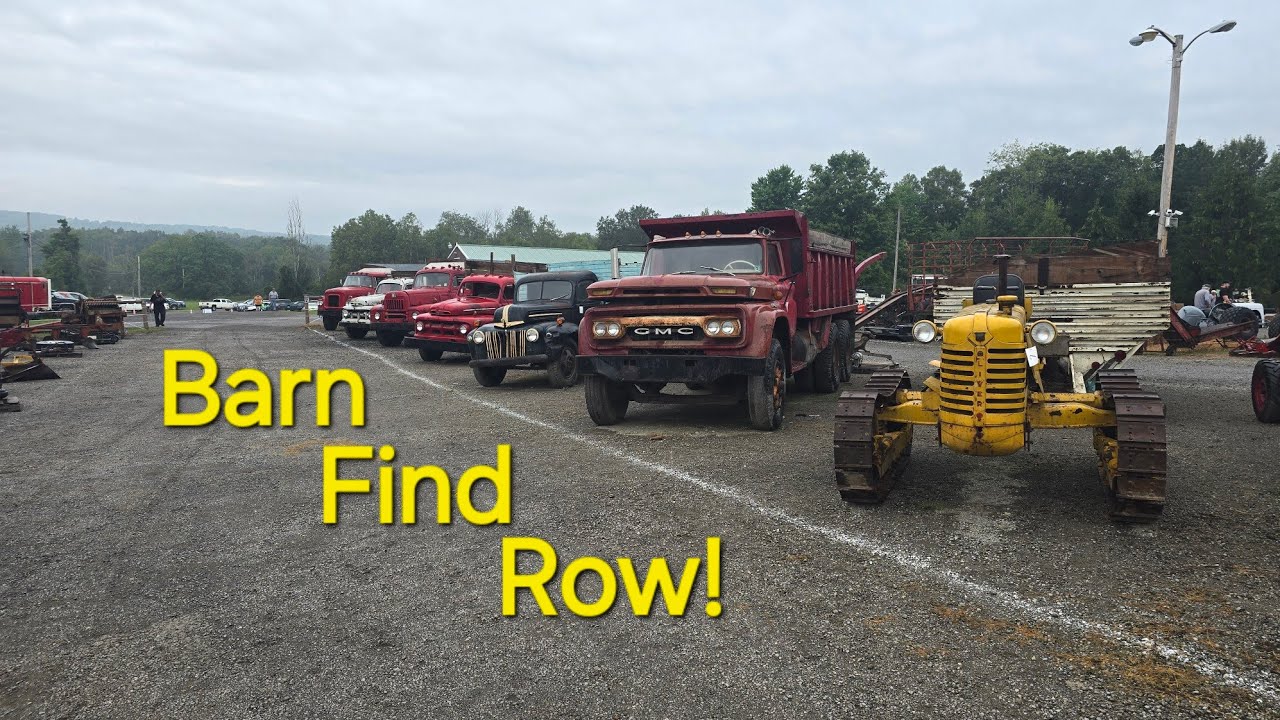 Lots of barn finds at the auction this month!