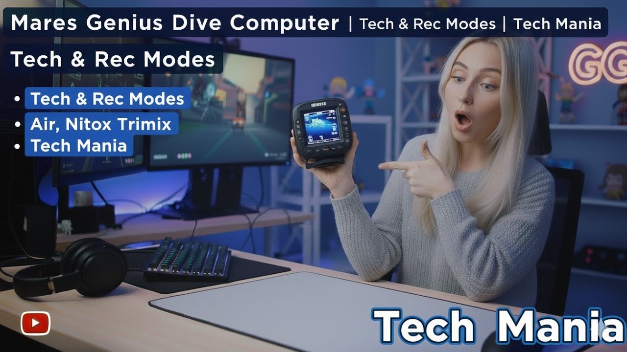 Mares Genius Dive Computer Review | Tech & Rec Modes | Tech Mania