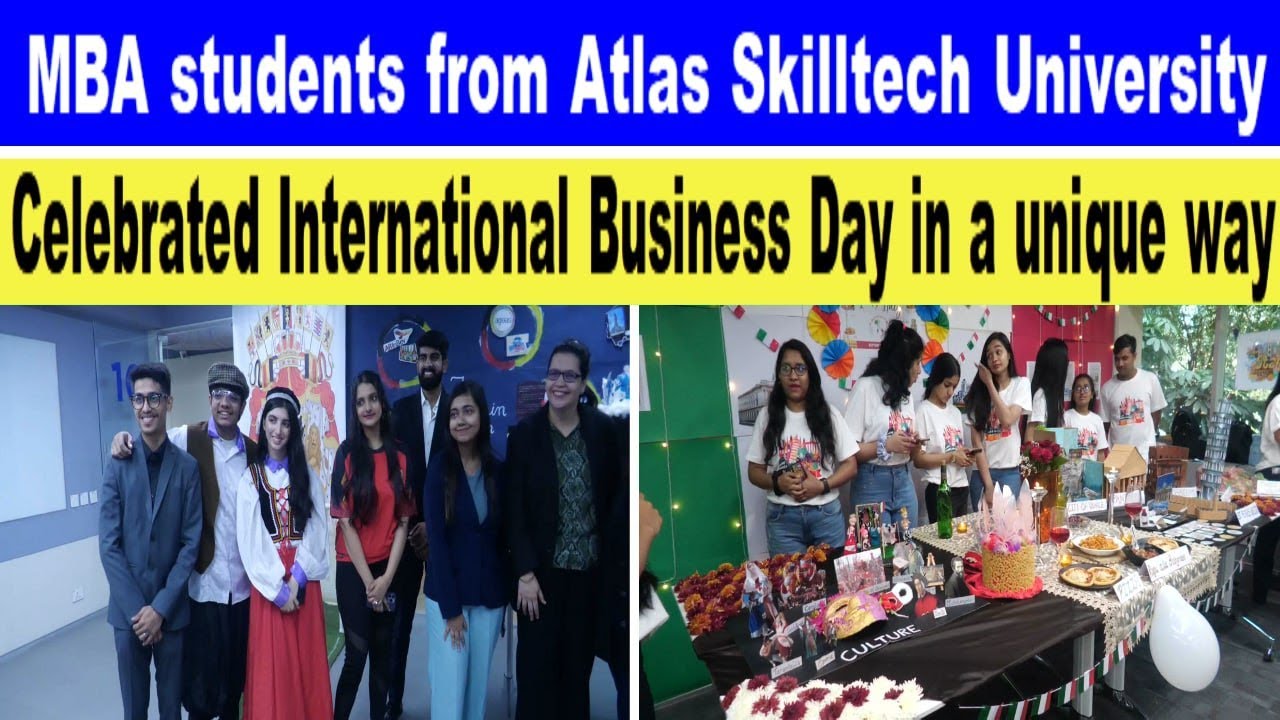 ATLAS Skilltech University MBA students celebrated International Business Day in a unique way