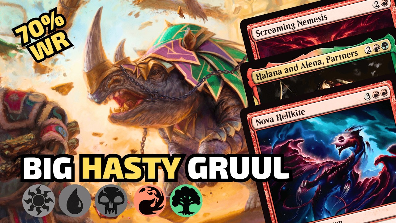 🟢🔴Gruul Gets CRAZY Big, CRAZY Fast! | MTG Arena Standard