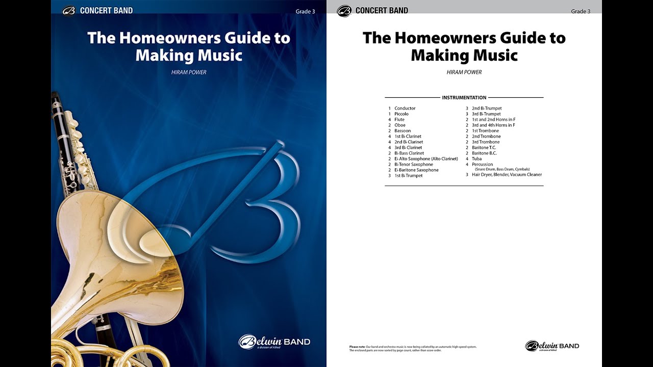 The Homeowners Guide to Making Music, by Hiram Power – Score & Sound