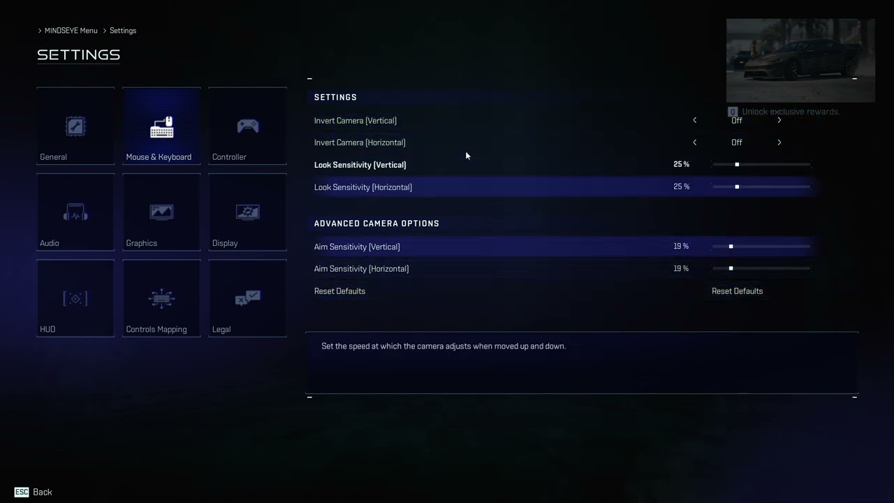MindsEye &ndash; How to Manage Camera Inversion Settings