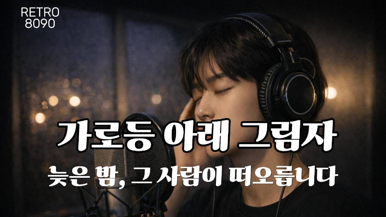 가로등 아래 그림자｜늦은 밤 혼자 걷게 만드는 8090 감성 발라드