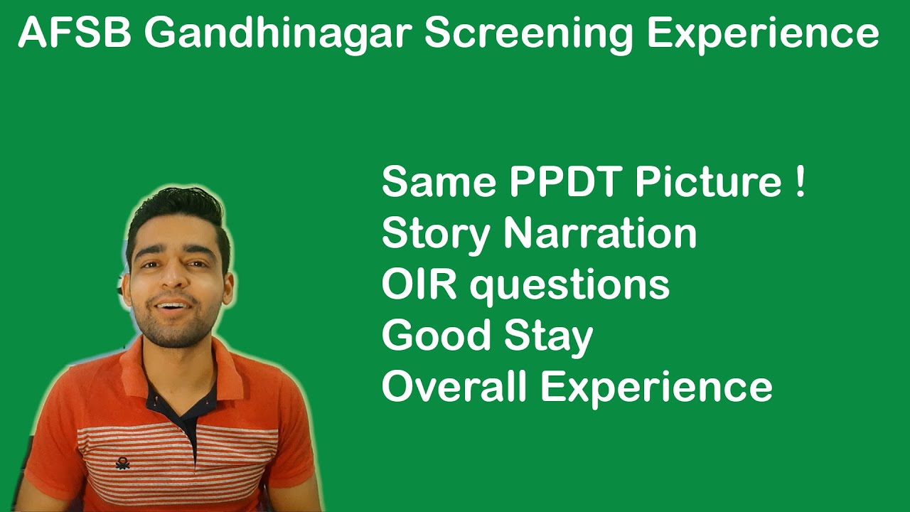 AFSB Gandhinagar Screening Experience