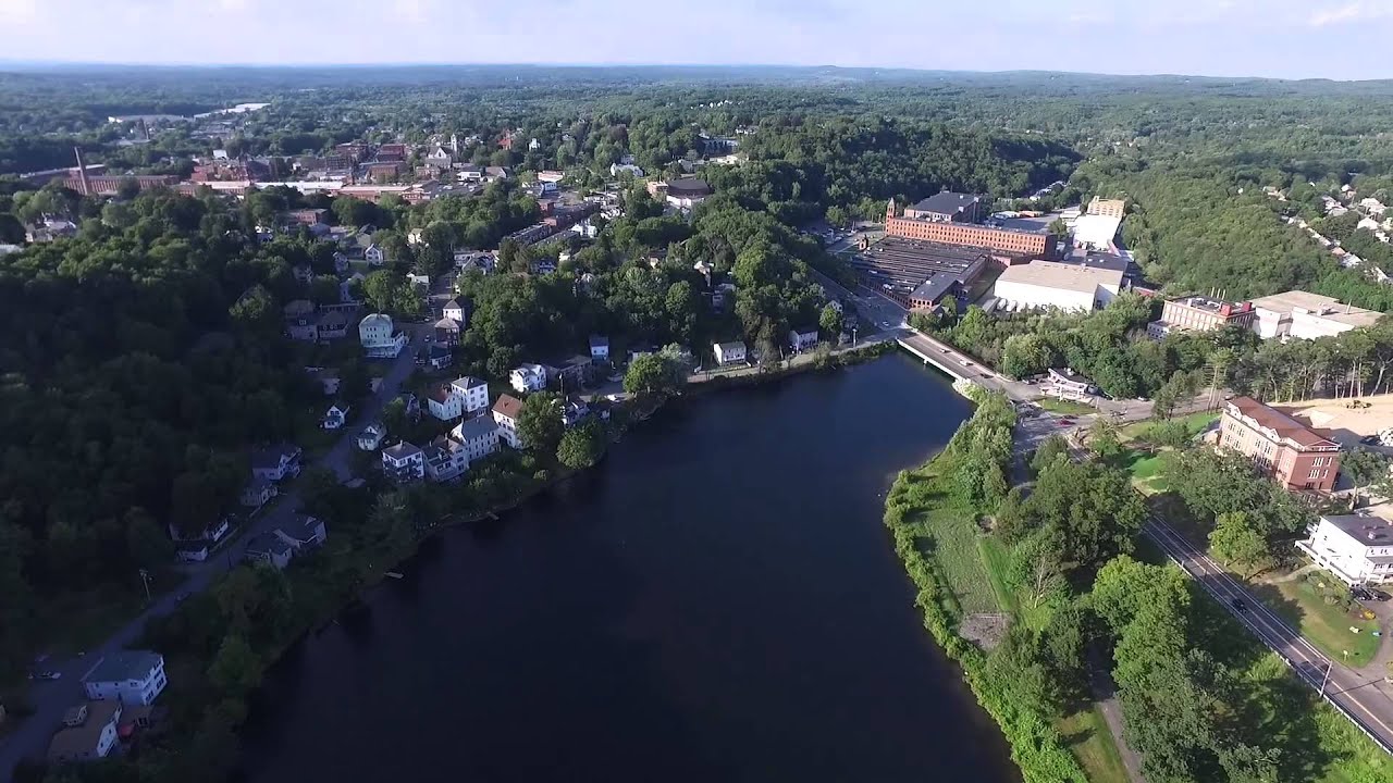 Wachusett Reservoir Dam Clinton, MA Drone aerial Dji Inspire 1