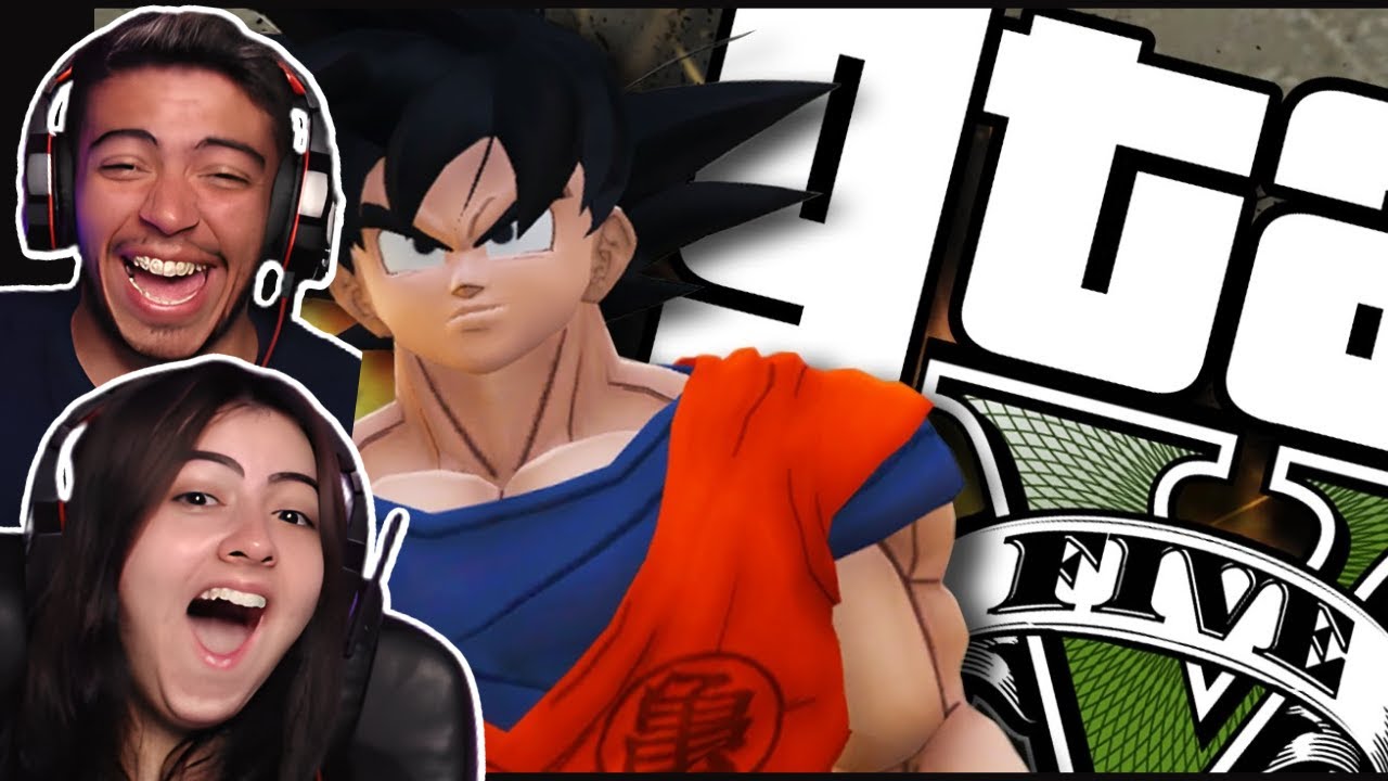(Games EduUu) GTA V PC - Goku ZOEIRÃO (MODS) | REACT