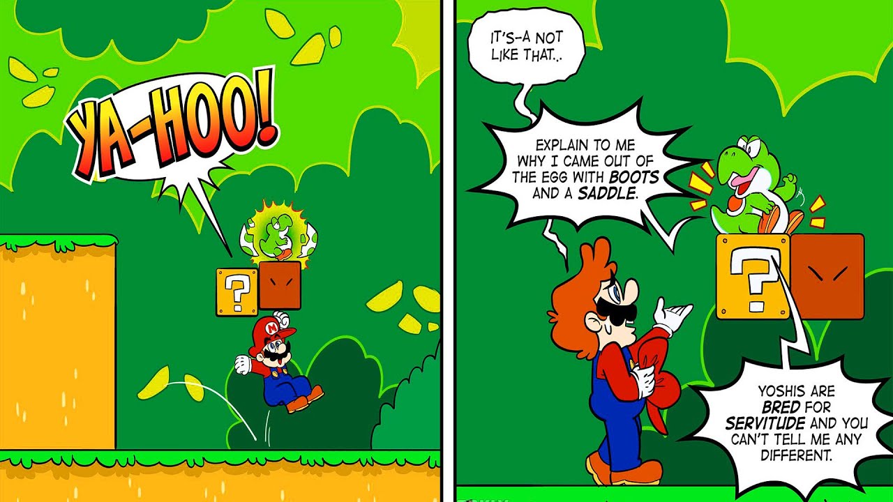 Super Mario Comics Dub With INSANE Endings || Funny Comics Dub