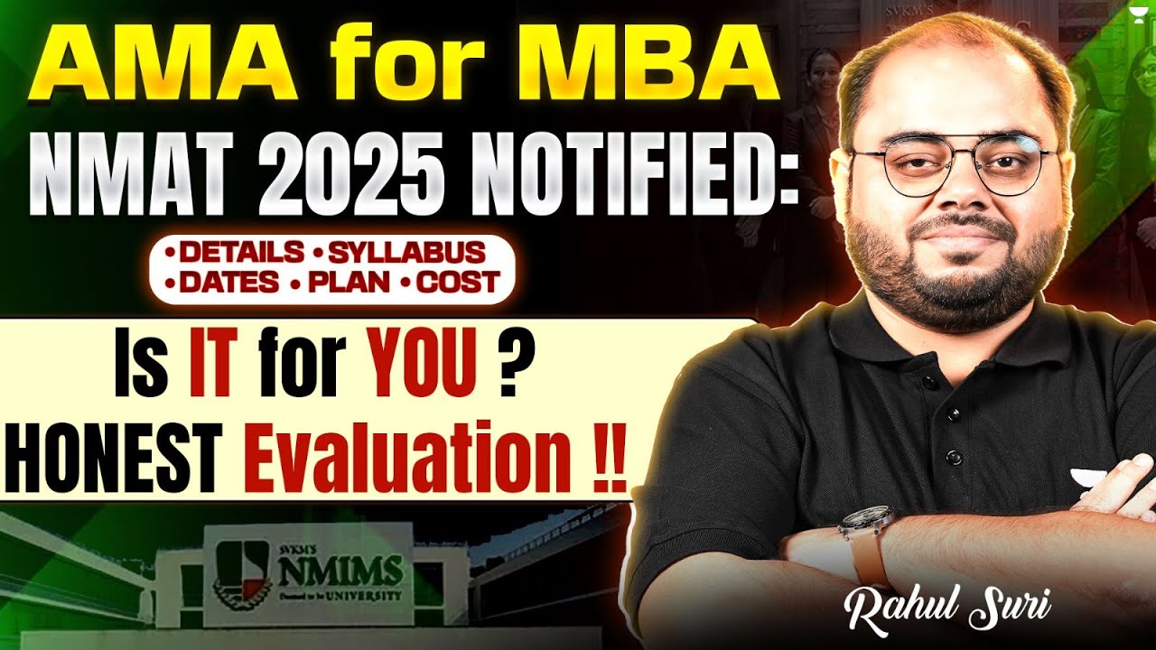 Is NMAT 2025 for YOU? Full Notification + LIVE AMA with Real Insights!