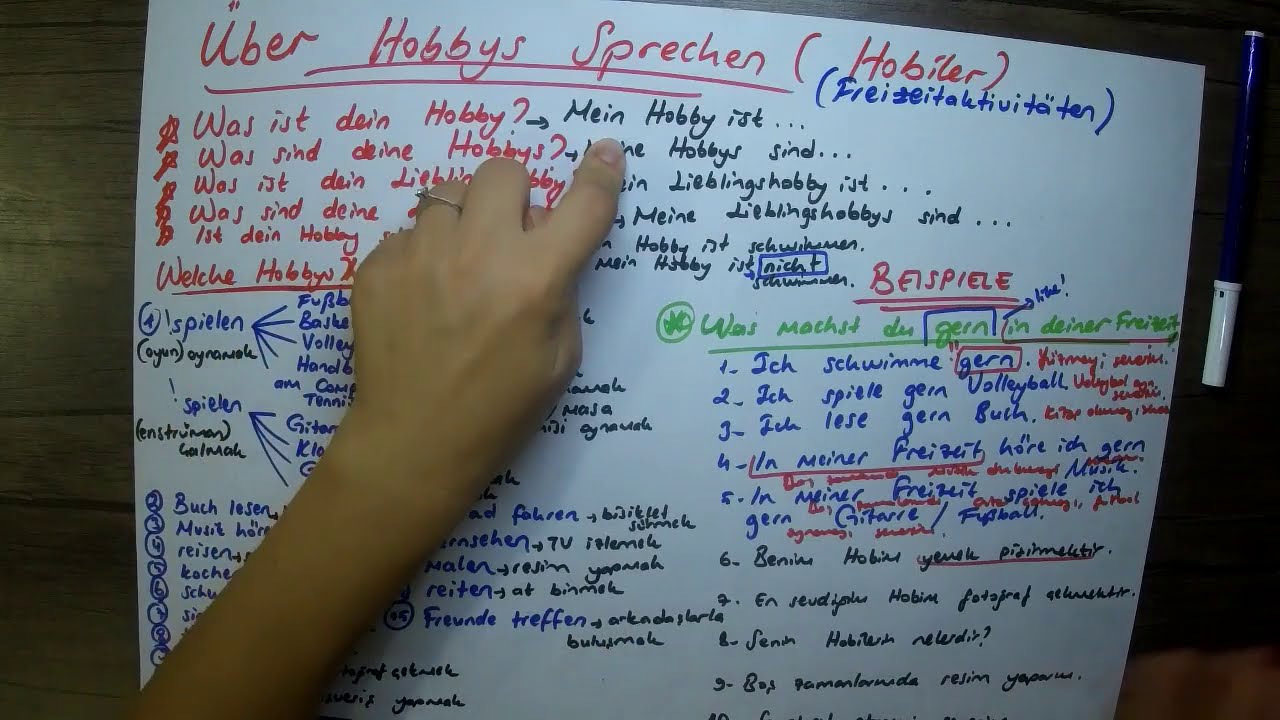Almanca Hobiler | Hobbys | 33.Bölüm