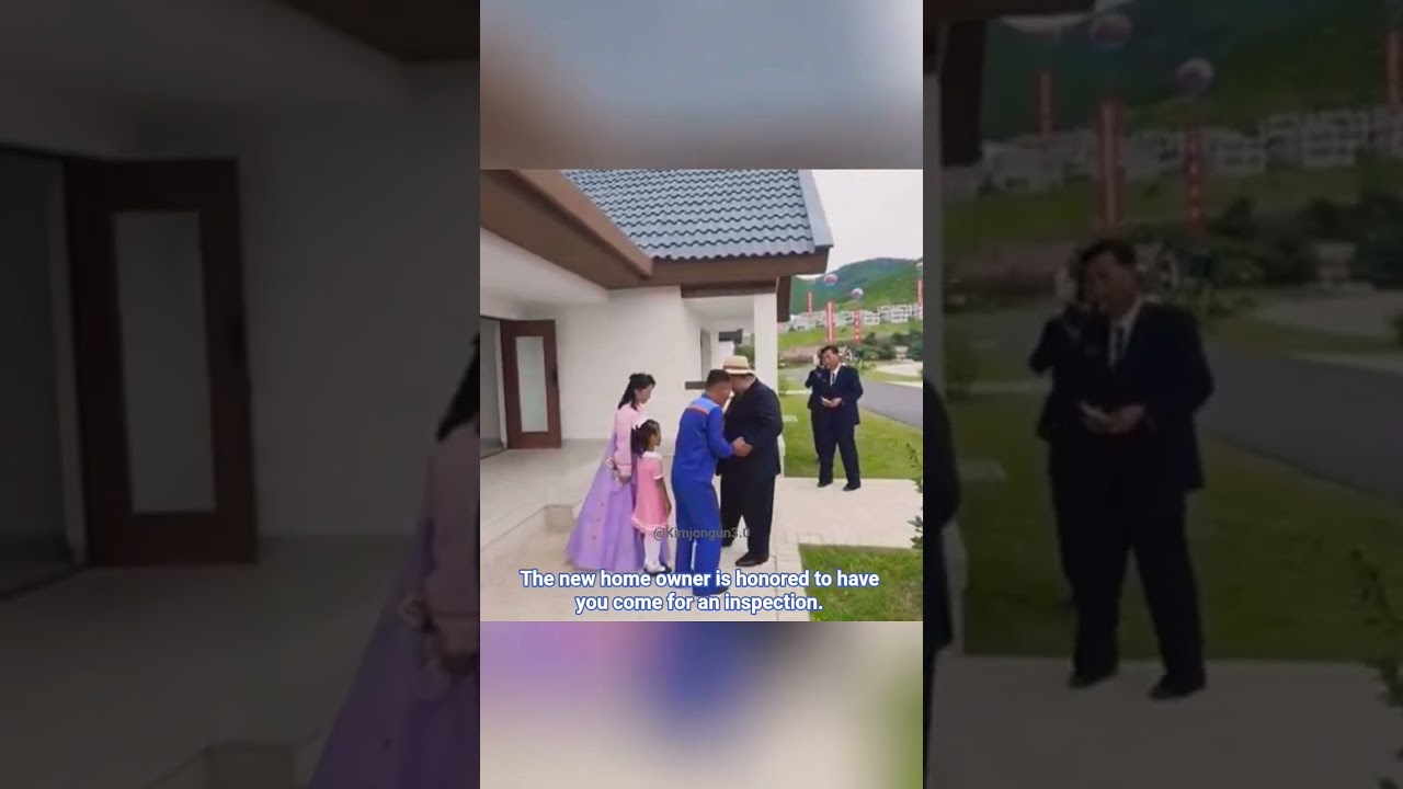 The new home owner is honored to have you come for an inspection.😐#shorts #kim_jong_un #north_korea