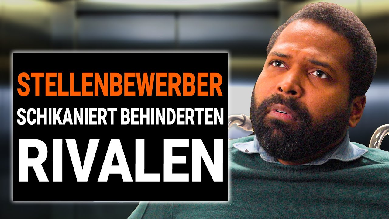 Job-Bewerber beleidigt behinderten Konkurrenten | @DramatizeMeDeutsch