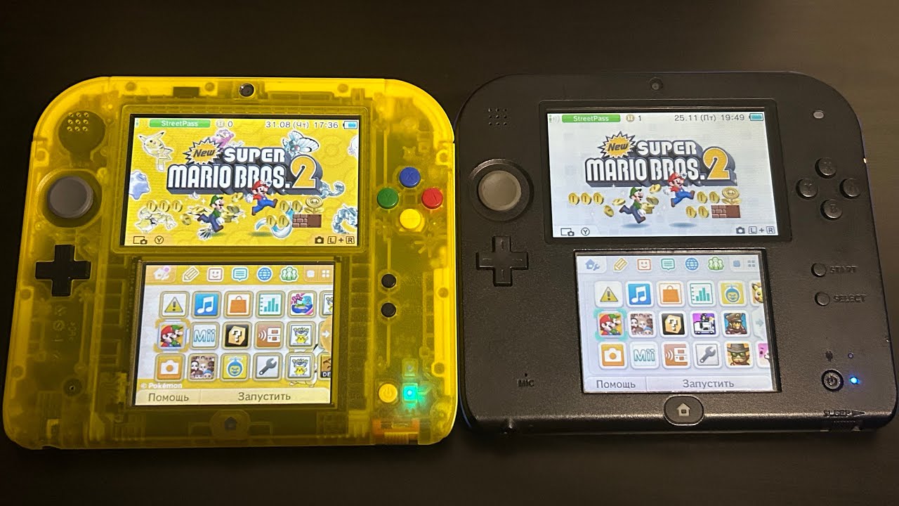 New Super Mario Bros.2 Multiplayer gameplay. Nintendo 2ds.