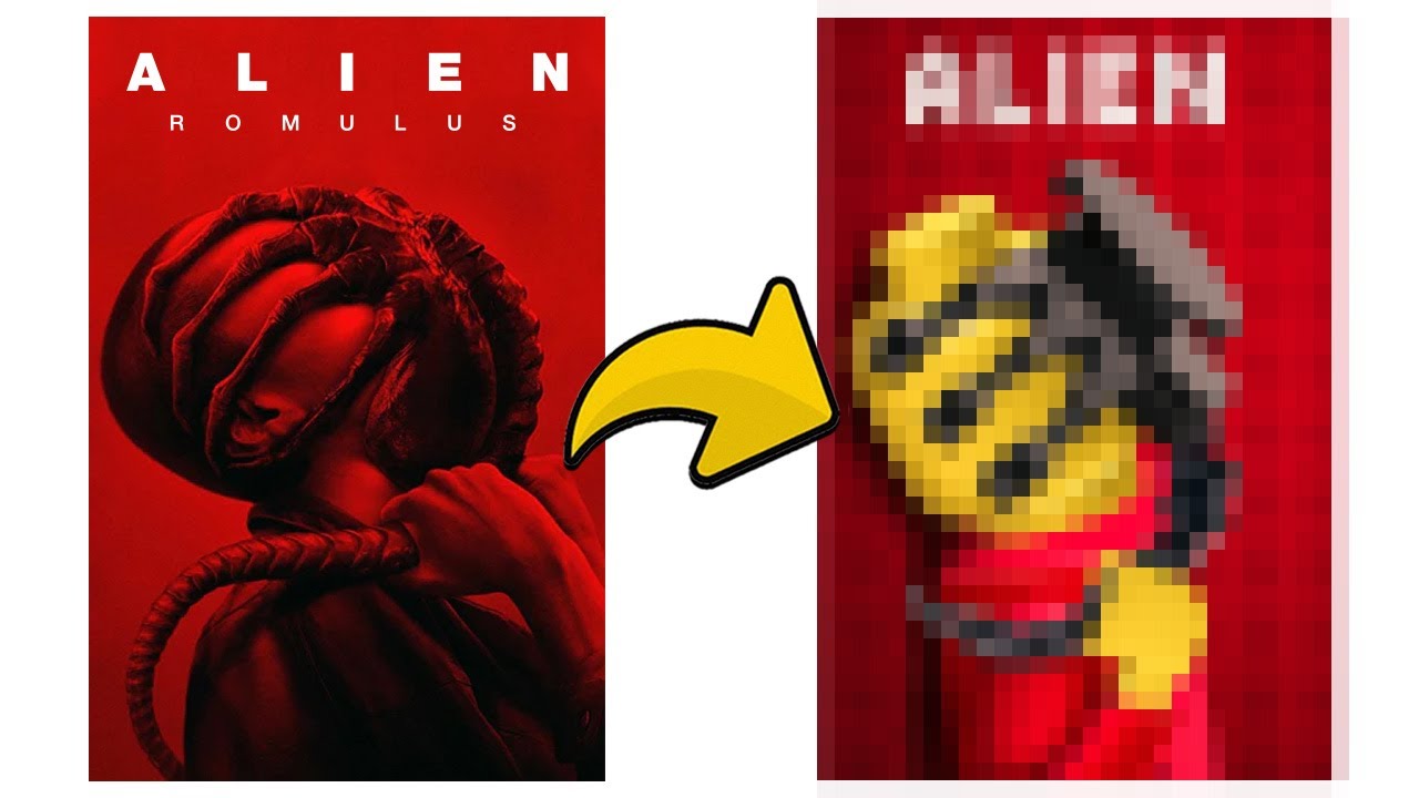 Making Horror Posters into LEGO