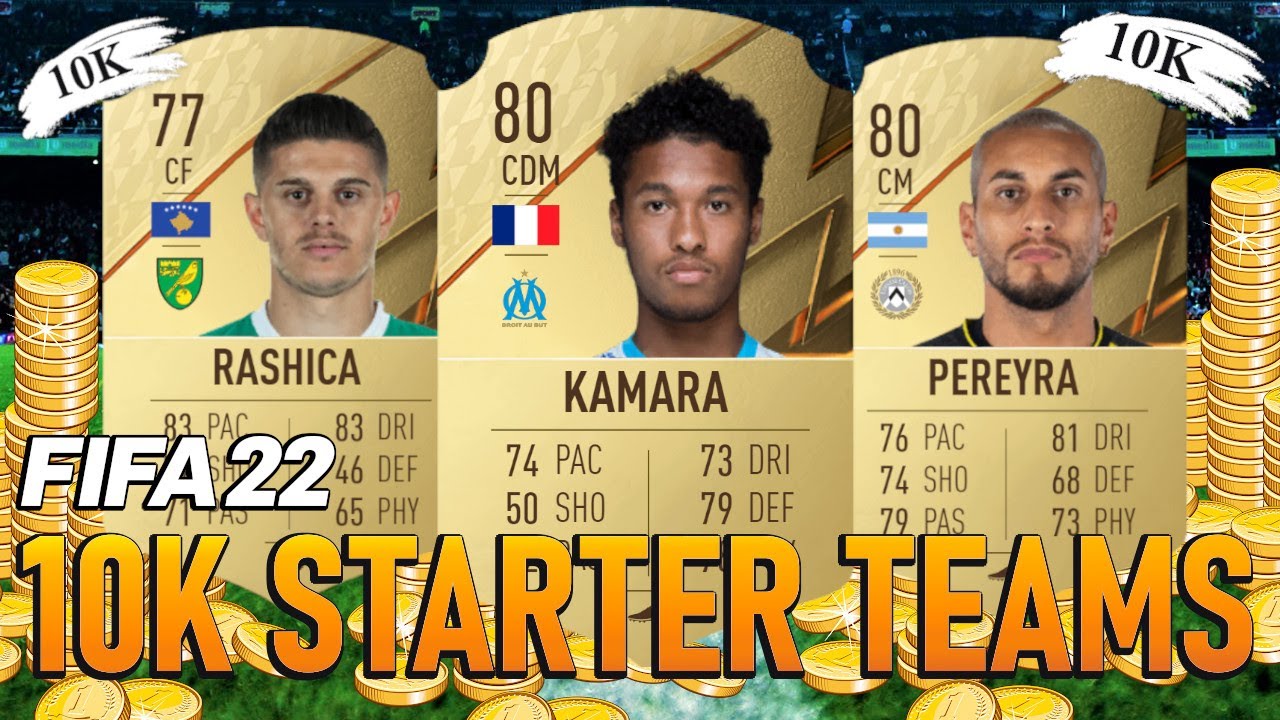 FIFA 22 10K STARTER TEAMS (ULTIMATE TEAM)
