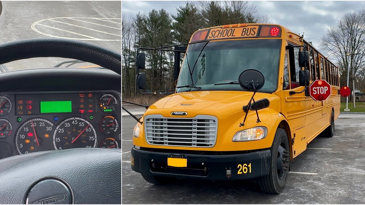 2019 Thomas C2 Startup and Walk Around (Bus 261)