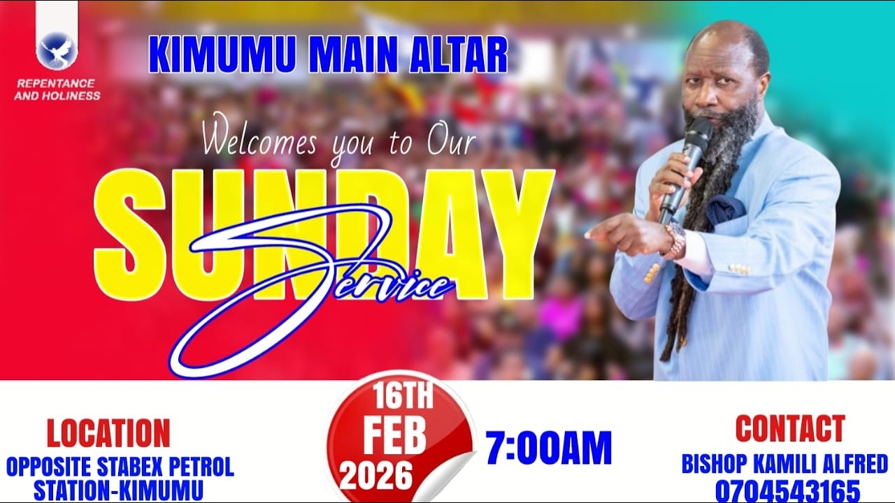 SUNDAY SERVICE | KIMUMU MAIN ALTAR | 15TH FEB 2026