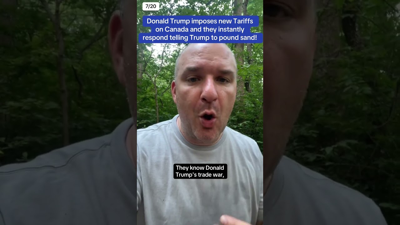 Канада уже проходила через торговую войну с Дональдом Трампом и знает, что он отступит. #трамп #д...