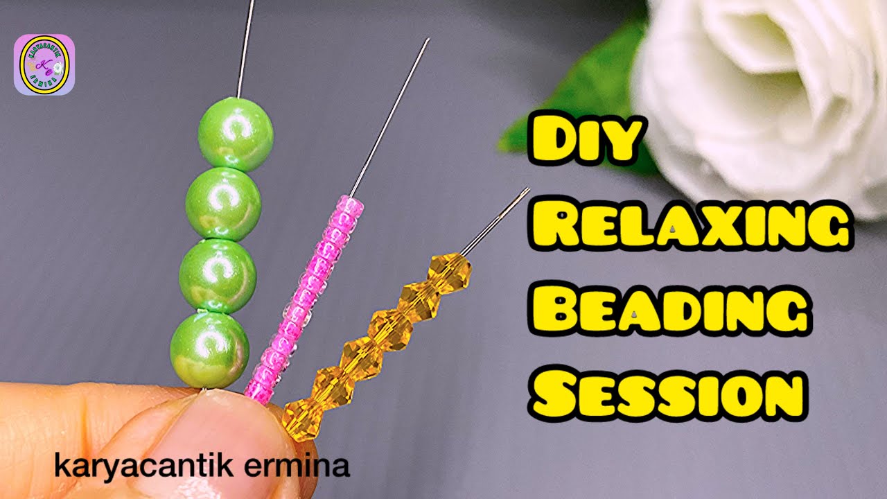 Diy Relaxing Beading Session || easy and clear How I Make a Minimalist Bracelet