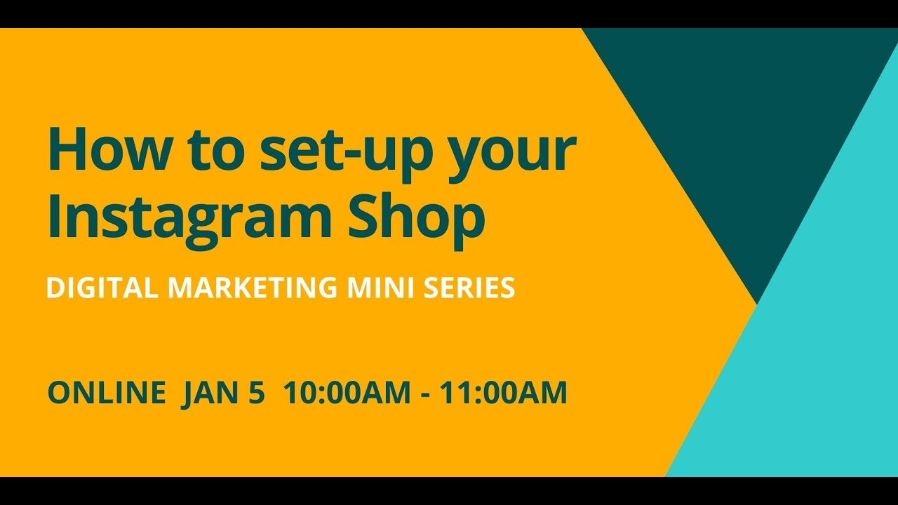 Digital Marketing: How to set-up your Instagram Shop