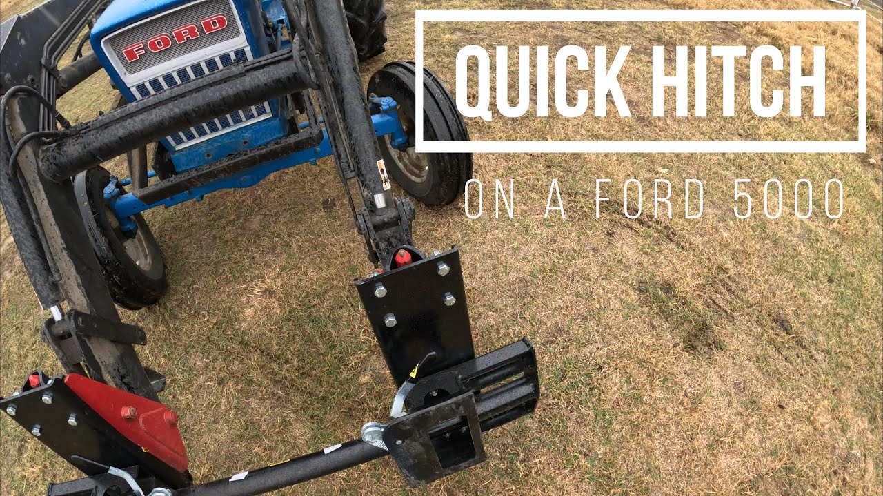 Skid Steer Adapter on a Ford 5000 FEL