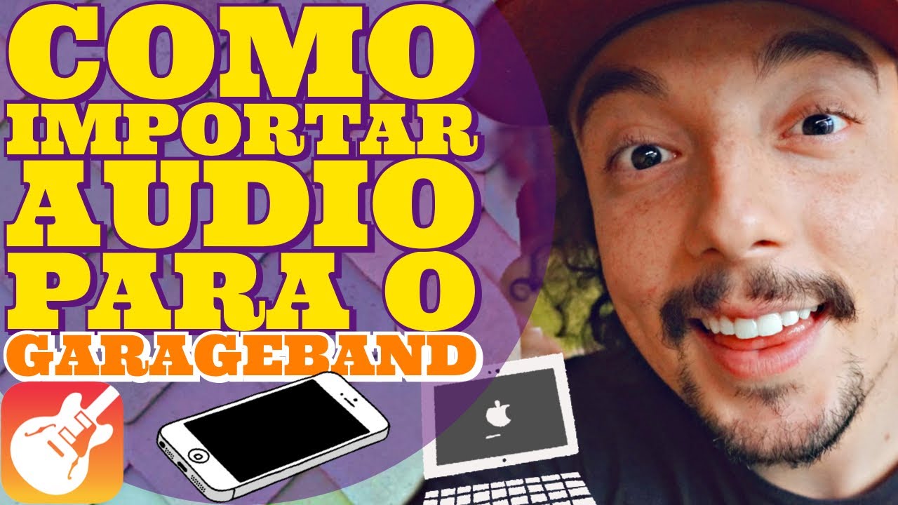 Como importar audio para o Garageband!