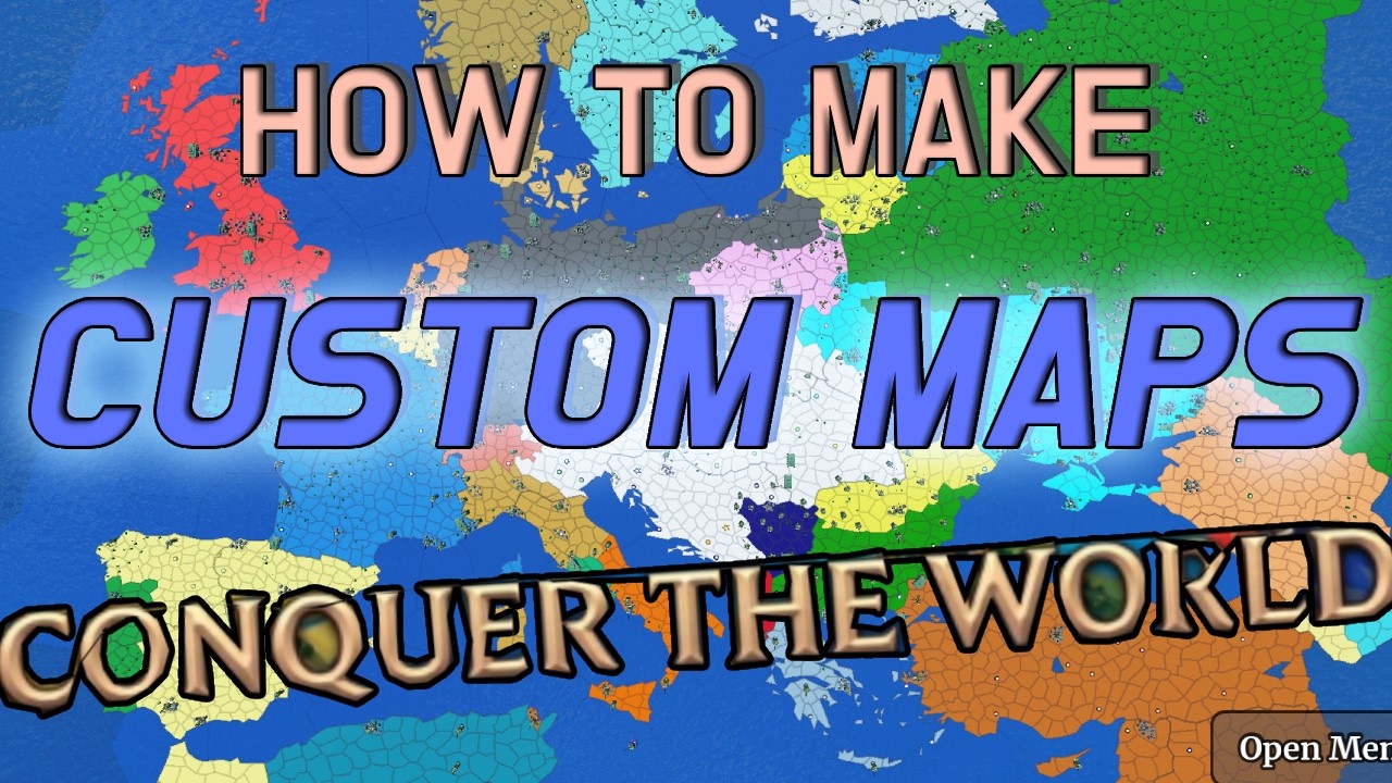 How to Make CUSTOM MAPS in Conquer The World Roblox!