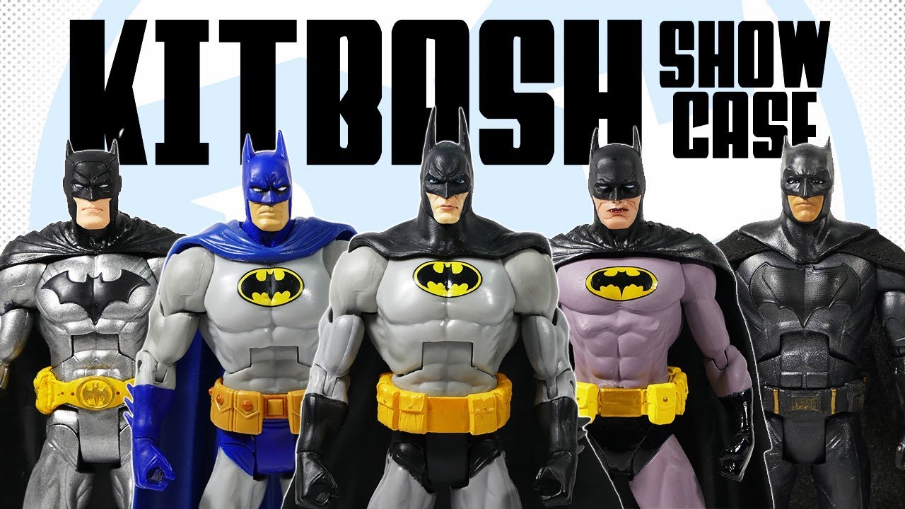 Custom Kitbash Show and Tell ~ 5 Batman Action Figures