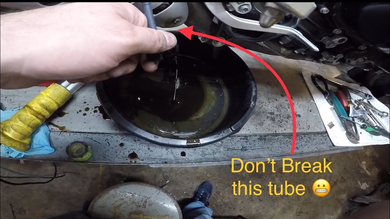 How to change oil on a K1300S