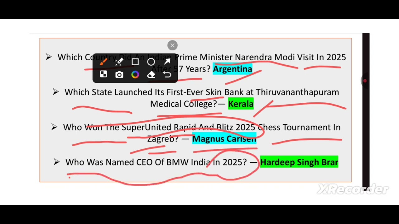 Six months Current Affairs ( July,2025-January, 2026) for BSSC CGL/SSC CGL🎯👈