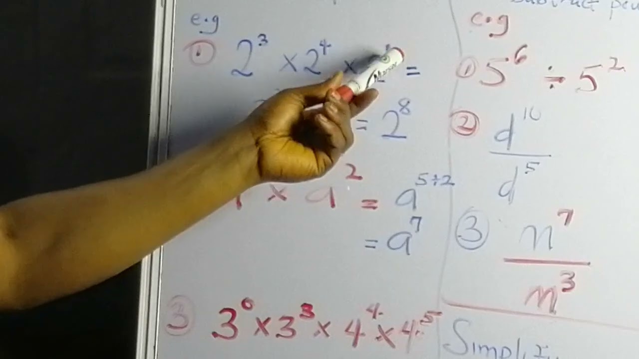 Mathematics - INDICES PART 1 