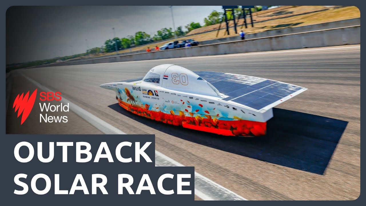 Solar cars race across Australia's outback in world challenge