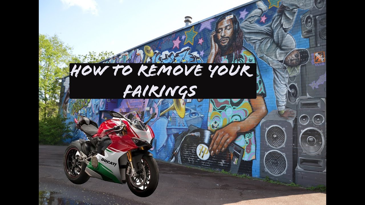 How to remove fairings yourself tutorial 2018-2021 Ducati Panigale V4S V4 V4R V2 Superleggera V4SP